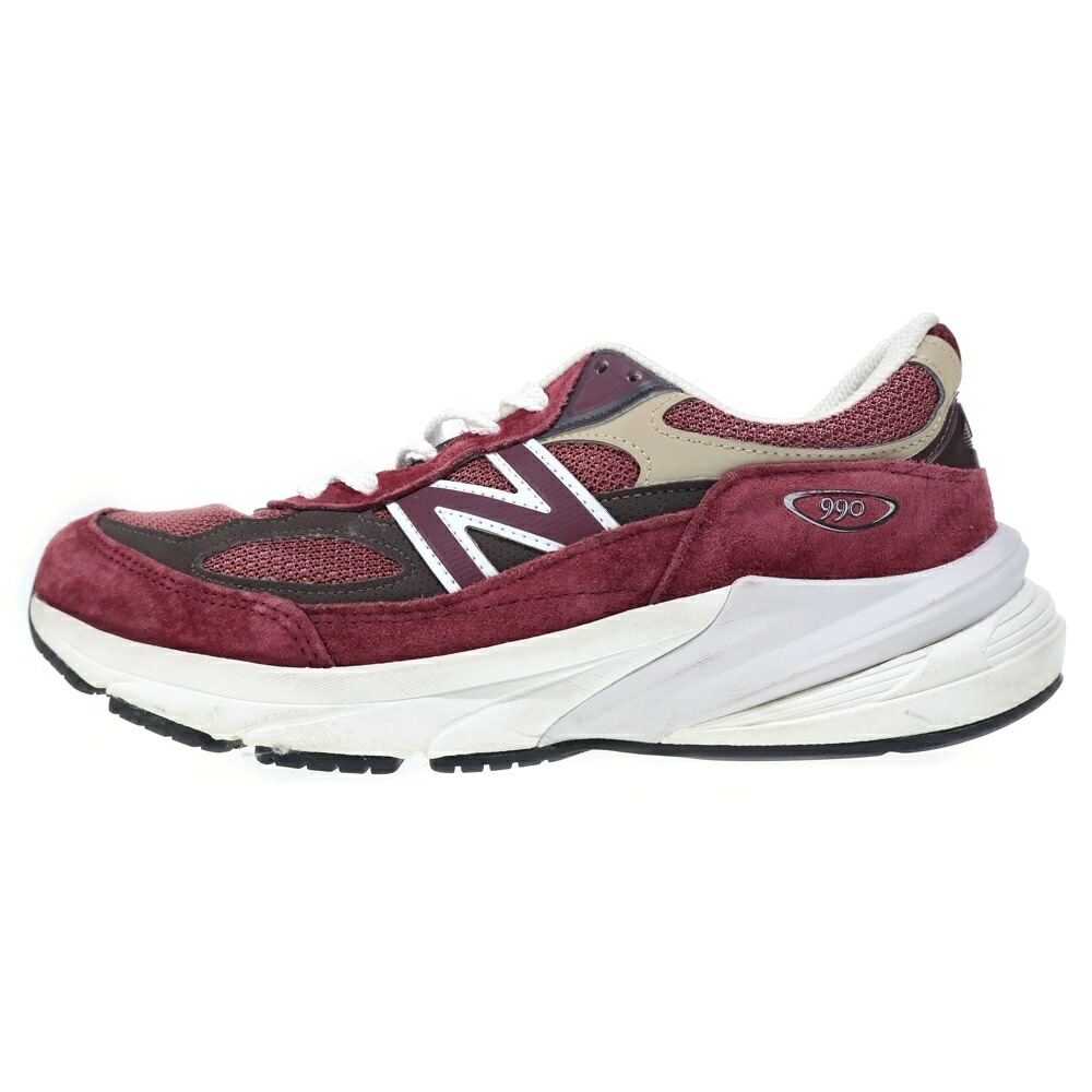 New Balance(ニュー平衡にする) 大きさ:26.5糎 U990BT6 スエードクロス ローカットスニーカー シューズ 赤いこと US8.5/26.5糎【中古】【座標軸A】【色合い赤いこと】【取りまわしバス発着場BRING THRIFT CLOSET 幕張店】