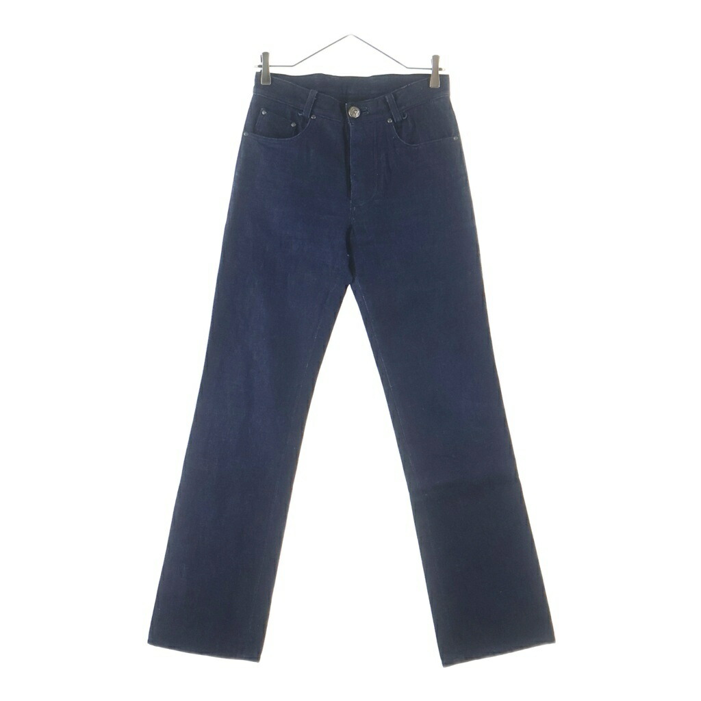 CHROME HEARTS(クロムハーツ) 大きさ:28 OLD DNM PANTS 年寄りの はりつけ台名取り草 フライデニムパンツ インディゴ【中古】【度合いB】【色つや青碧】【取りまわしバス発着場BRING梅田茶屋町店】