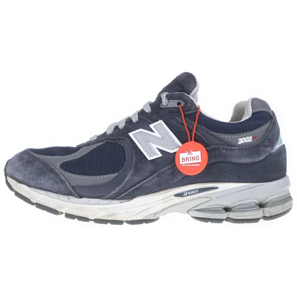 New Balance(ニュー平衡にする) 大きさ:26.5糎 M2002RXK スウェードレザー メッシュ ローカットスニーカー 米国海軍 US8.5/26.5糎【中古】【座標軸B】【カラーネイビー】【取りまわしバス発着場BRING福岡天神店】