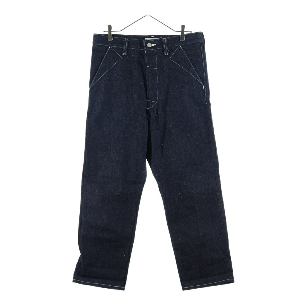FACETASM(ファセッタズム) 大きさ:3 21SS BEYONDEXX DENIM PANTS ワンウォッシュ テーパードデニムパンツ インディゴ KGO-PT-M07【中古】【度合いA】【色つや青碧】【オンライン押さえる商いもの】