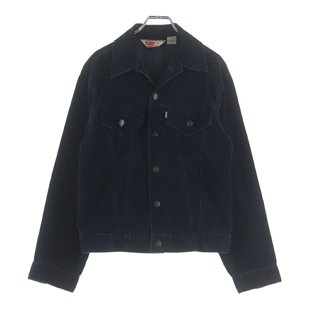 Levi's(リーバイス) サイズ:36 70S VINTAGE CORDUROY JACKET USA製 ヴィンテージ ボタン裏529 コーデュロイ ジャケット ネイビー 70505-1517【中古】【程度B】【カラーネイビー】【オンライン限定商品】｜ブランド買取・販売　BRING