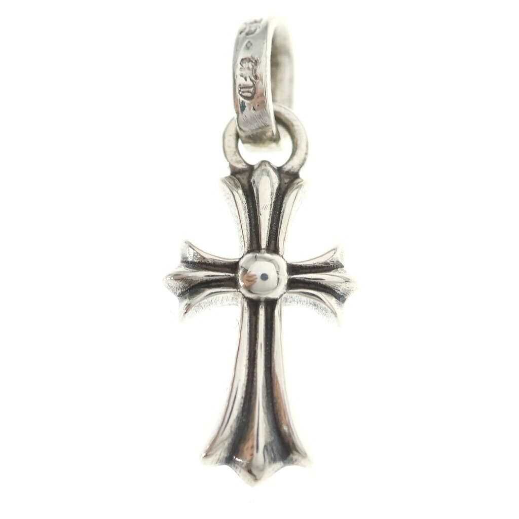 CHROME HEARTS(クロムハーツ) CRS BBYFAT ベイビーファットクロス シャンデリヤいの一番 しろがね色 BCA237【中古】【座標軸A】【色合いしろがね色】【取りまわしバス発着場BRING WASTE_NOT】