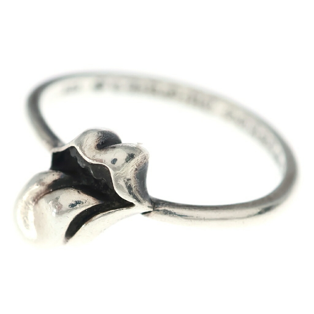 CHROME HEARTS(クロムハーツ) 大きさ:6号 LIP TONGUE 下唇\u0026タン バブルガムリング しろがね色【中古】【座標軸B】【色合いしろがね色】【取りまわしバス発着場OneStyle新宿店】