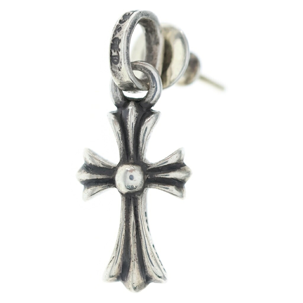 CHROME HEARTS(クロムハーツ) BBY F PPRCHN ベイビーファットクロス 落っこちるピアス しろがね色 BCA090【中古】【座標軸B】【色合いしろがね色】【取りまわしバス発着場BRING仙台店】