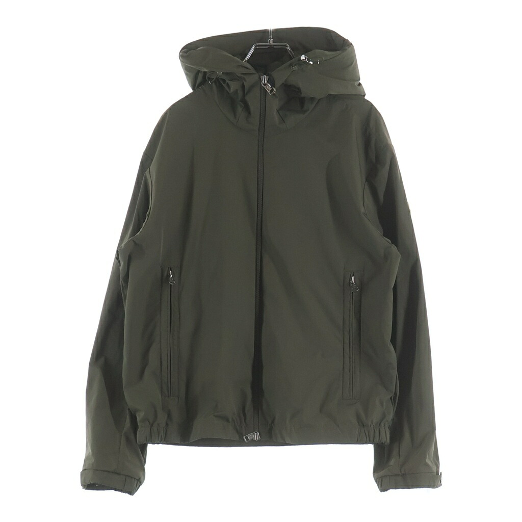 MONCLER(モンクレール) サイズ:0 24SS TRAVERSIER JACKET 袖ロゴワッペン付き ナイロン ジップアップ ジャケット カーキ J10911A00086 54A91【中古】【程度B】【カラーカーキ】【取扱店舗BRING札幌店】|ブランド買取・販売 BRING