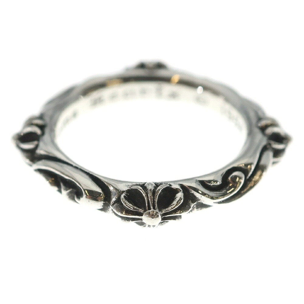 CHROME HEARTS(クロムハーツ) 大きさ:27.0号 SBT BAND SBTダンス楽隊輪っか しろがね色 BCA345【中古】【度合いA】【色つやしろがね色】【取りまわしバス発着場BRING福岡天神店】