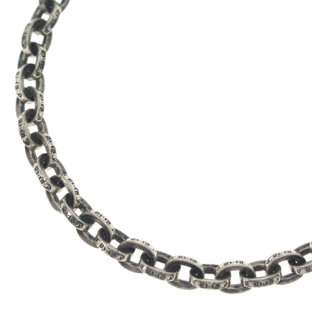CHROME HEARTS(クロムハーツ) 大きさ:18.0inch PAPER CHAIN 18 ペーパーチェーンネックレス 18inch しろがね色 BCA086【中古】【度合いB】【色つやしろがね色】【取りまわしバス発着場BRING札幌店】