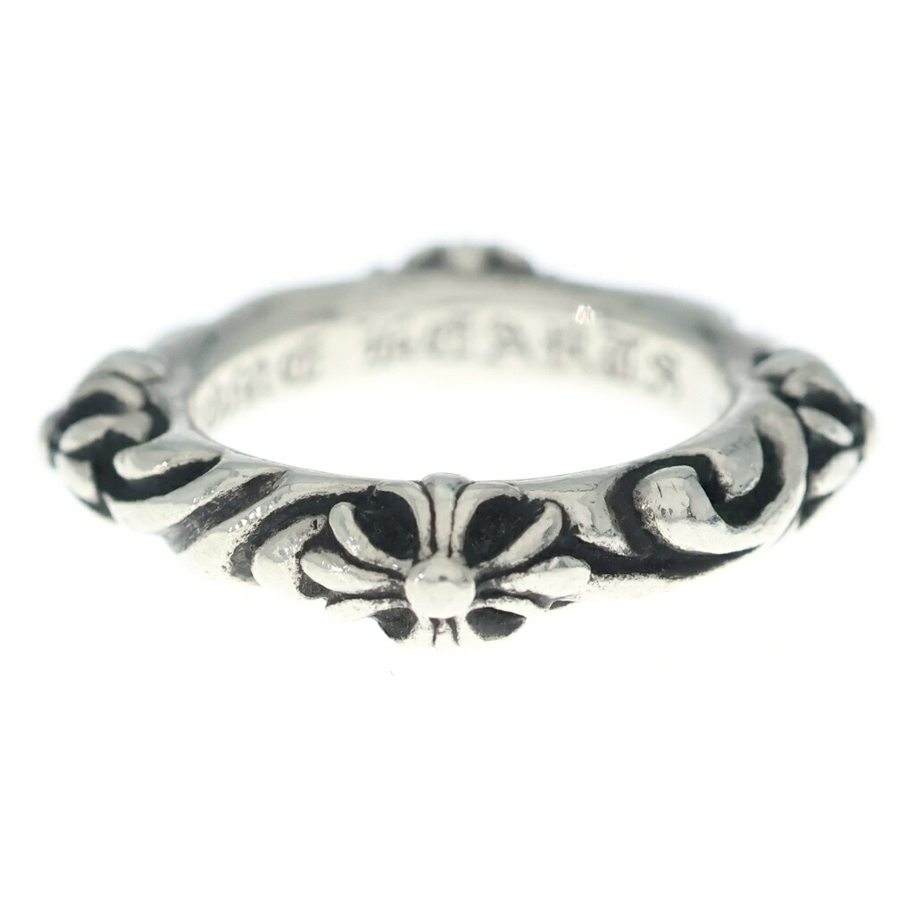 CHROME HEARTS(クロムハーツ) 大きさ:11.0号 SBT BAND SBTダンス楽隊輪っか しろがね色 BCA345【中古】【度合いB】【色つやしろがね色】【取りまわしバス発着場原宿】