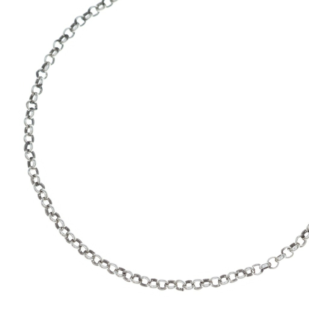 CHROME HEARTS(クロムハーツ) 大いさ:16.0inch NECKCHAIN R16 ロールチェーンネックレス 16inch しろがね色 BCA082【中古】【座標軸B】【色合いしろがね色】【取りまわしバス発着場BRING梅田茶屋町店】