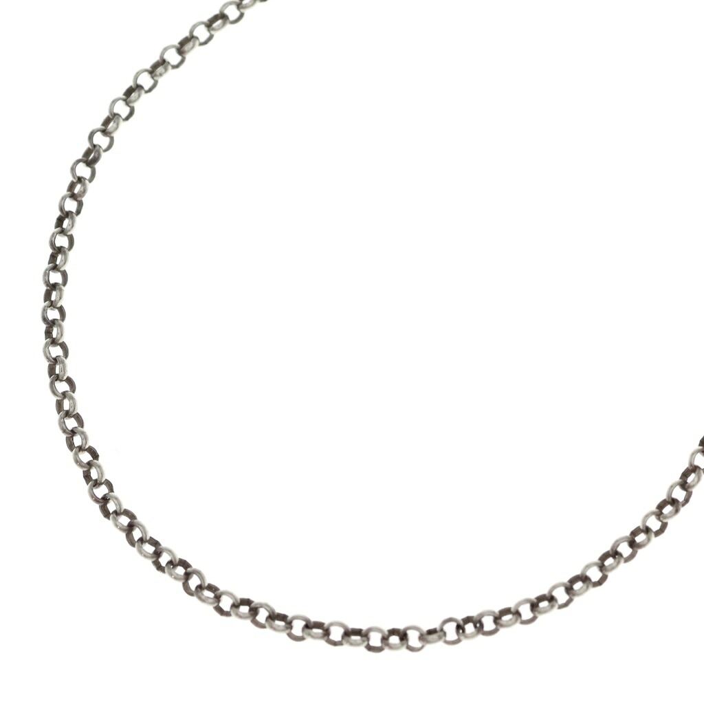 CHROME HEARTS(クロムハーツ) 大いさ:18.0inch NECKCHAIN R18 ロールチェーンネックレス 18inch しろがね色 BCA083【中古】【座標軸B】【色合いしろがね色】【取りまわしバス発着場渋谷】