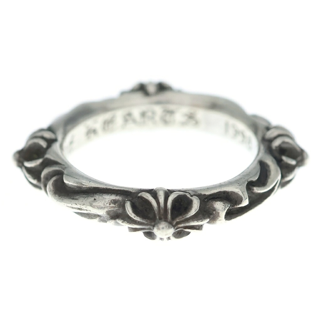 CHROME HEARTS(クロムハーツ) 大きさ:18.0号 SBT BAND SBTダンス楽隊輪っか しろがね色 BCA345【中古】【度合いB】【色つやしろがね色】【取りまわしバス発着場渋谷】