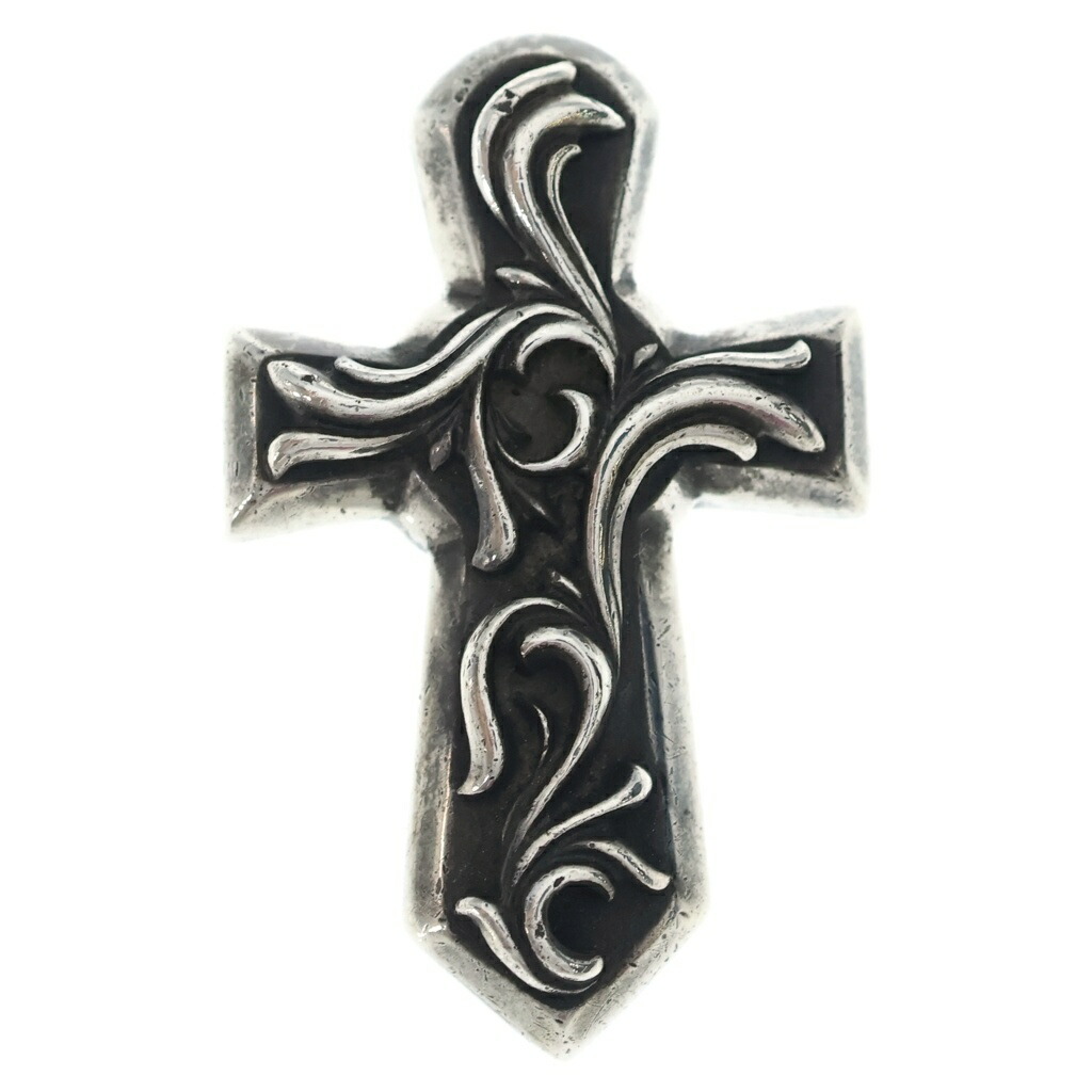 CHROME HEARTS(クロムハーツ) VULCAN CROSS スモールバルカンクロス しろがね色首飾り【中古】【座標軸B】【色合いしろがね色】【取りまわしバス発着場BRING仙台店】