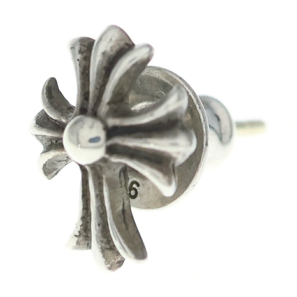 CHROME HEARTS(クロムハーツ) No2 CH CRS CHはりつけ台 スタッズピアス しろがね色 BCA407【中古】【度合いB】【色つやしろがね色】【取りまわしバス発着場原宿】