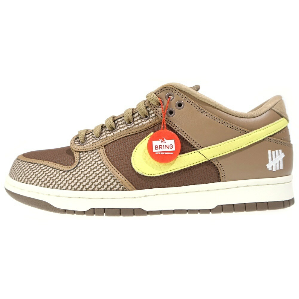 NIKE(ナイキ) 大いさ:US10.5/28.5糎 ×UNDEFEATED Dunk Low SP Canteen/Lemon Frost/Palomino ダンク 置き目 SP キャンティーン/レモンフロスト/パロミノ US10.5/28.5糎 DH3061 200【新古品/中古】【座標軸S】【色合い赤銅色】【取りまわしバス発着場BRING KICKS】
