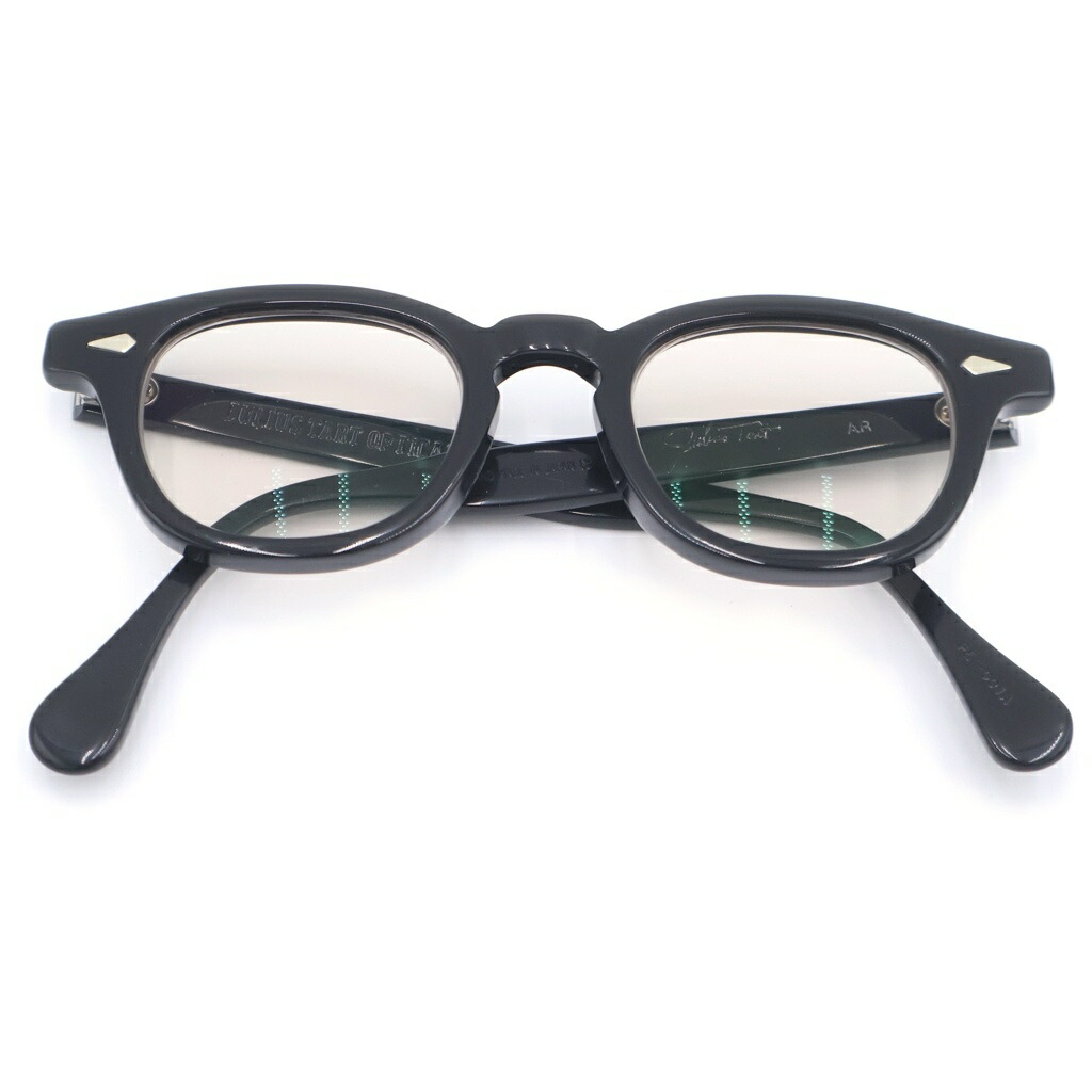 JULIUS TART OPTICAL(ジュリアス タートオプティカル) 大きさ:44/22 optical 光学的 眼鏡 44/22 PL-001A 黒いこと【中古】【度合いB】【色つや黒いこと】【取りまわしバス発着場BRING福岡天神店】