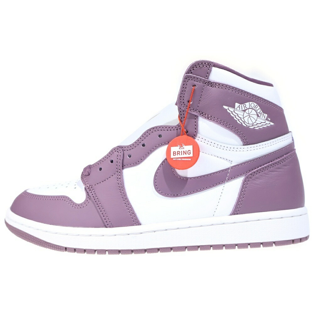 NIKE(ナイキ) 大いさ:US10.5/28.5糎 AIR JORDAN 1 RETRO HIGH OG MAUVE エアジョーダン 1 レトロ モーブ ハイカットスニーカー 白いこと/サクラ色 US10.5/28.5糎 DZ5485-105【新古品/中古】【座標軸S】【色合い白いこと】【オンライン制限事項商いもの】