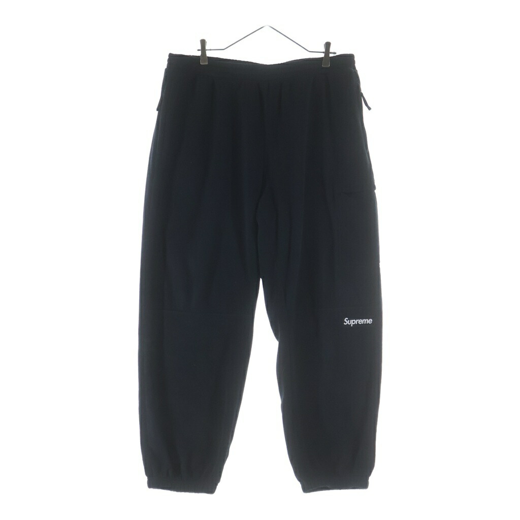 SUPREME(シュプリーム) 大きさ:XL 24AW Polartec Pant ポーラテック ズボン下 フリース ボア 黒いこと【中古】【座標軸B】【色合い黒いこと】【オンライン制限事項商いもの】