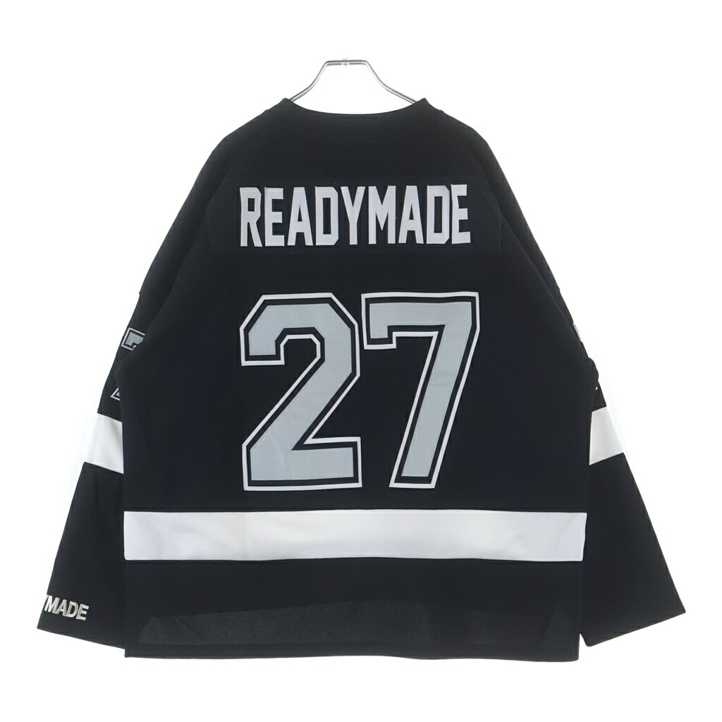 READY MADE(小母さんお手伝いさん) 大きさ:1 GAME SHIRT SMILE 長袖プルオーバー 黒いこと/白いこと RE-PO-BK-00-00-249【中古】【座標軸B】【色合い黒いこと】【取りまわしバス発着場BRING横浜ビブレ店】