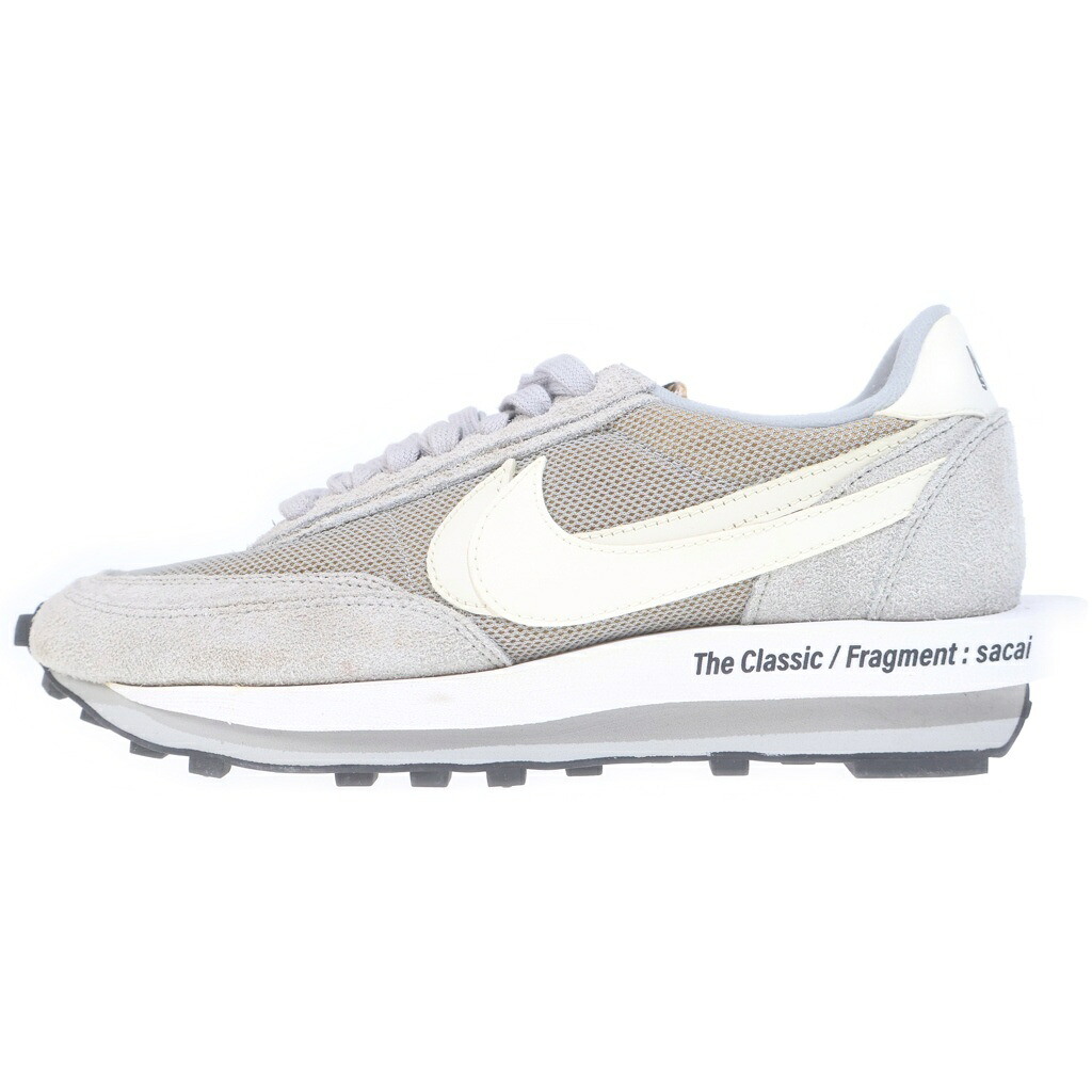NIKE(ナイキ) 大いさ:28.5糎 ×sacai ×FRAGMENT LD WAFFLE 空想科学小説 サカイ 欠けら エルディワッフル ローカットスニーカー 薄墨色 US10.5/28.5糎 DH2684-001【中古】【座標軸B】【色合い薄墨色】【オンライン制限事項商いもの】