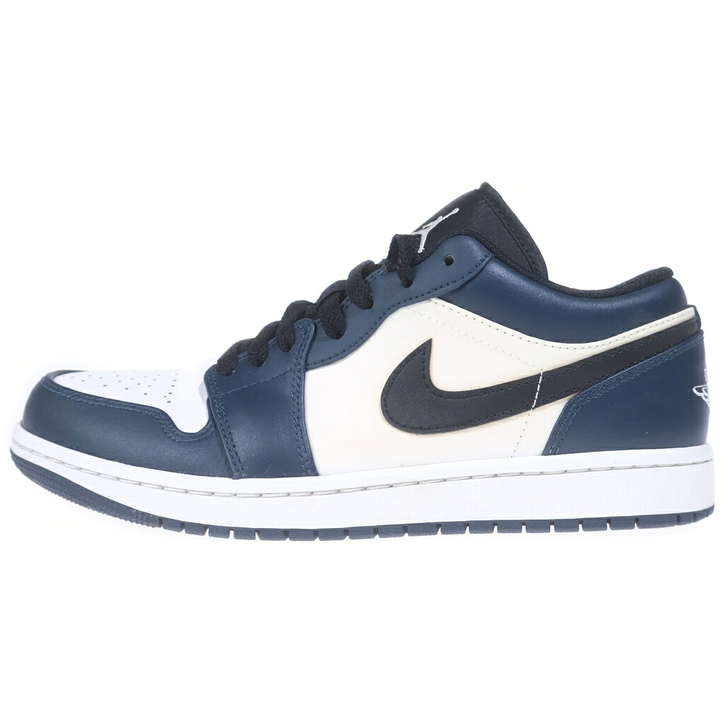 NIKE(ナイキ) 大きさ:26.5糎 AIR JORDAN 1 LOW DARK TEAL 大気圏 ジョーダン 1 置き目 ダークティール ローカットスニーカー 米国海軍 US8.5/26.5糎 553558-411【中古】【座標軸B】【色合い白いこと】【オンライン制限事項商いもの】