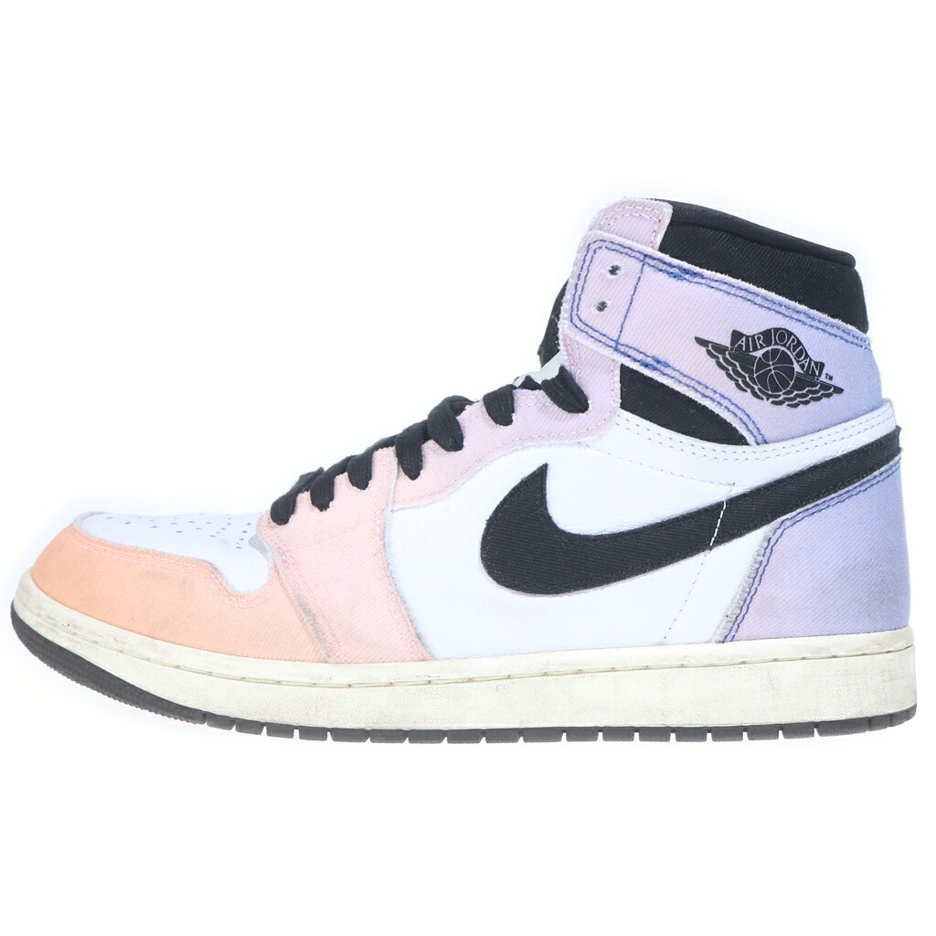 NIKE(ナイキ) 大きさ:28.5糎 AIR JORDAN 1 HIGH OG MULTI COLOR エアジョーダン 1 ハイカットスニーカー マルチ US10.5/28.5糎 DX0054-805【中古】【座標軸B】【色合いマルチ色合い】【オンライン制限事項商いもの】