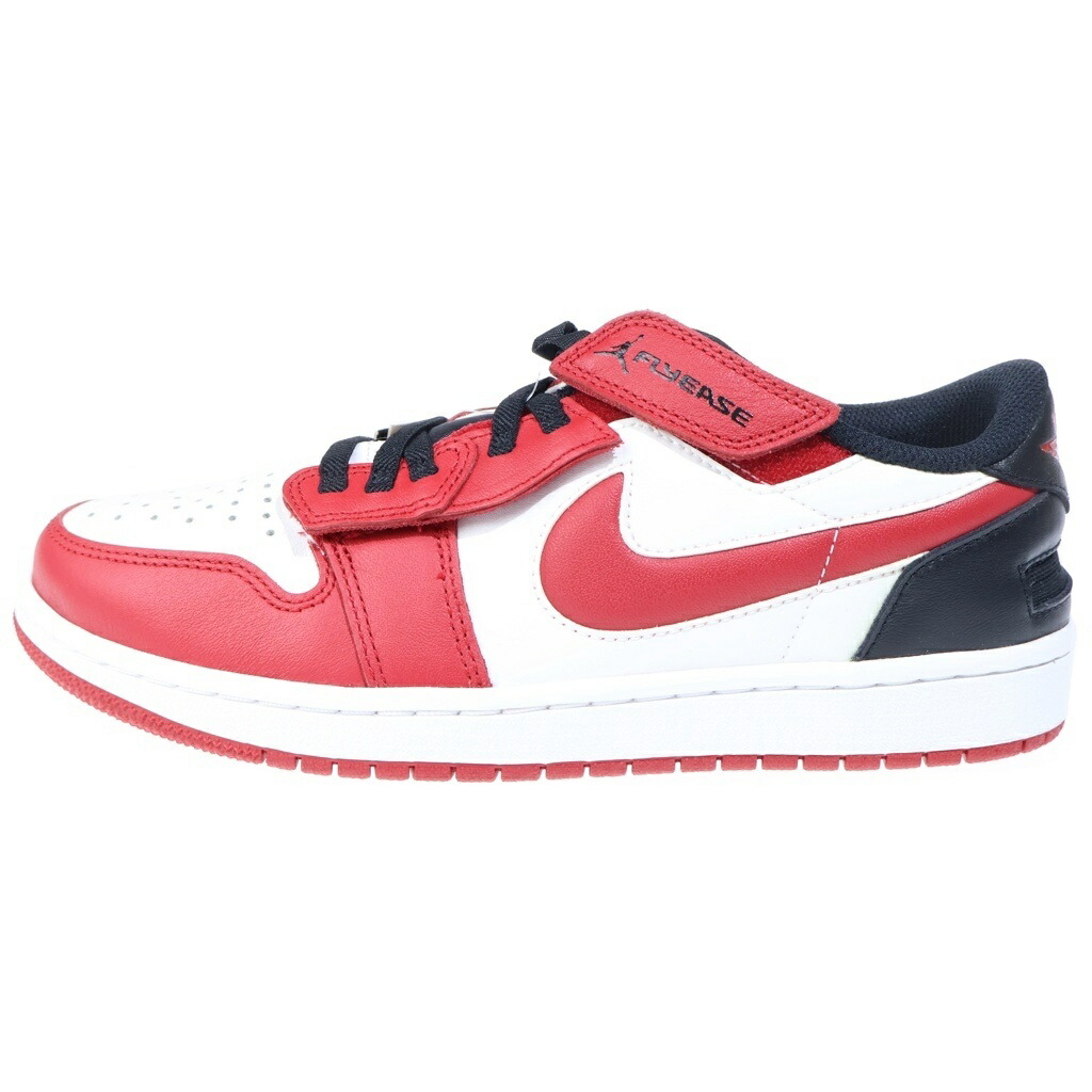 NIKE(ナイキ) 大きさ:27.5珊 AIR JORDAN 1 LOW FLYEASE エアジョーダン1 ローカットスニーカー フライイーズ 白いこと/赤いこと US9.5/27.5珊 DM1206-163【新古品/中古】【度合いS】【色つや白いこと】【オンライン押さえる商いもの】