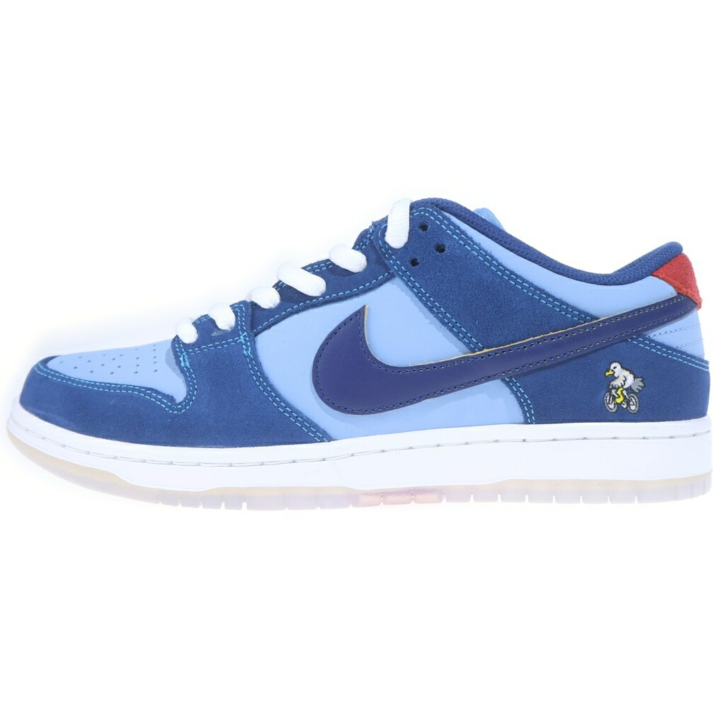 NIKE SB(ナイキエスビー) 大いさ:28.0糎 ×Why So Sad? DUNK LOW COASTAL BLUE DX5549-400 ダンク ワイ ソー サッド ローカットスニーカー 青色 US10/28糎【新古品/中古】【度合いS】【色合い青色】【オンライン制限事項商いもの】 靴-メンズ靴-スニーカー