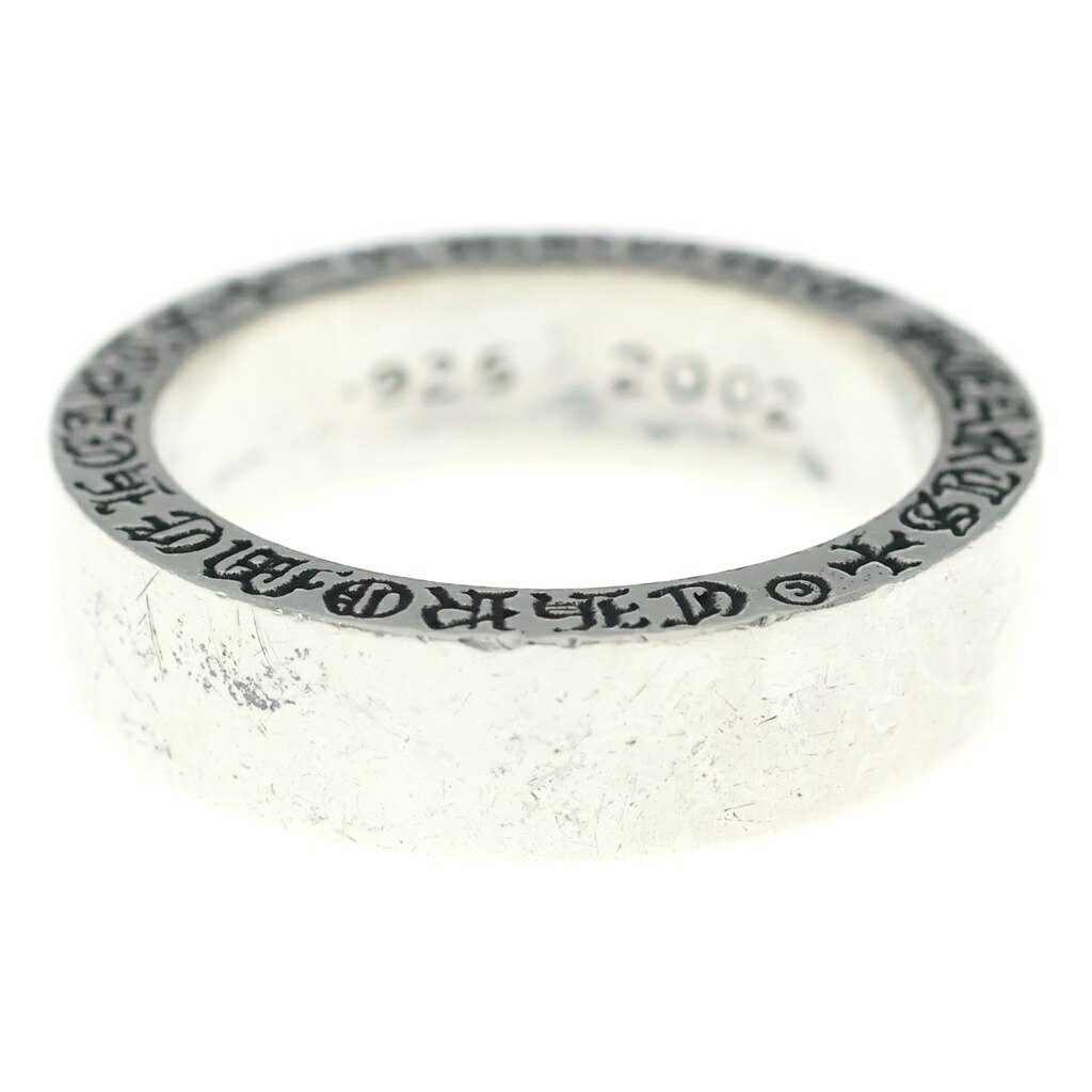 CHROME HEARTS(クロムハーツ) 大きさ:19.0号 6粍 SPACER PLN 6粍スペーサーリング 飾り気のない しろがね色 BCA334【中古】【度合いB】【色つやしろがね色】【取りまわしバス発着場BRING仙台店】