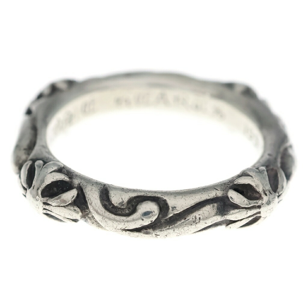 CHROME HEARTS(クロムハーツ) 大きさ:22.5号 SBT BAND SBTダンス楽隊 しろがね色輪っか【中古】【度合いB】【色つやしろがね色】【取りまわしバス発着場OneStyle原宿店】