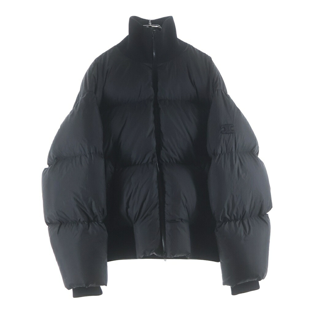 CELINE(セリーヌ) サイズ:46 トリオンフパッチ ダウンジャケット ブラック RV12E1474【中古】【程度A】【カラーブラック】【オンライン限定商品】｜ブランド買取・販売　BRING