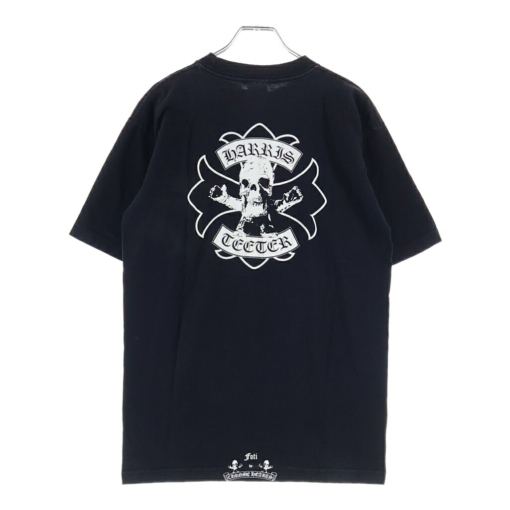 CHROME HEARTS(クロムハーツ) 大きさ:M OLD CH FOTI PRINT TEE フォティプリント 半袖プルオーバー カットソー 黒いこと【中古】【座標軸B】【色合い黒いこと】【取りまわしバス発着場OneStyle新宿店】