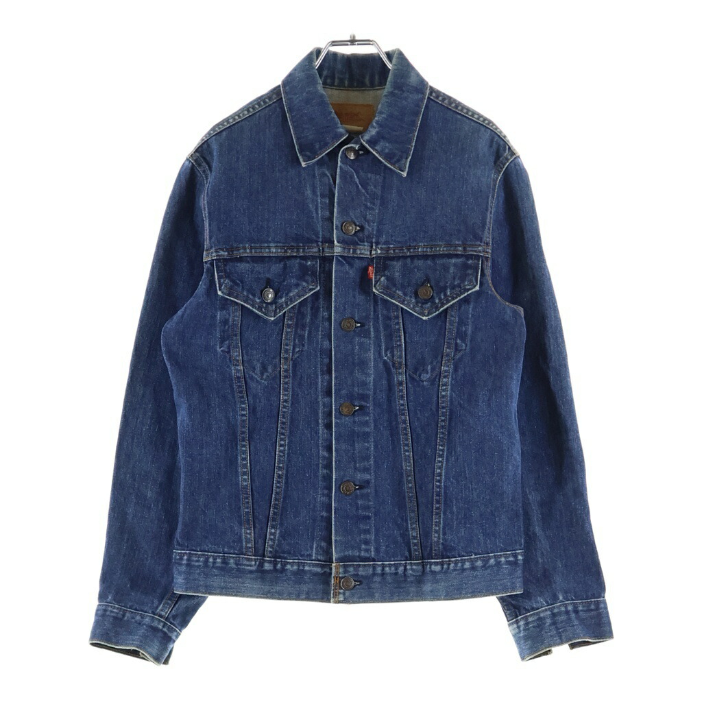 Levi\u0027s(リーヴァイズジーンズ) 大きさ:36 70S VINTAGE 70505-0217 名取り草裏52 スモール e 紙継ぎ切れ 4th フォース ヴィンテージ デニムトラッカージャケット インディゴ【中古】【座標軸B】【色合い青味】【取りまわしバス発着場AWESOME高円寺店】