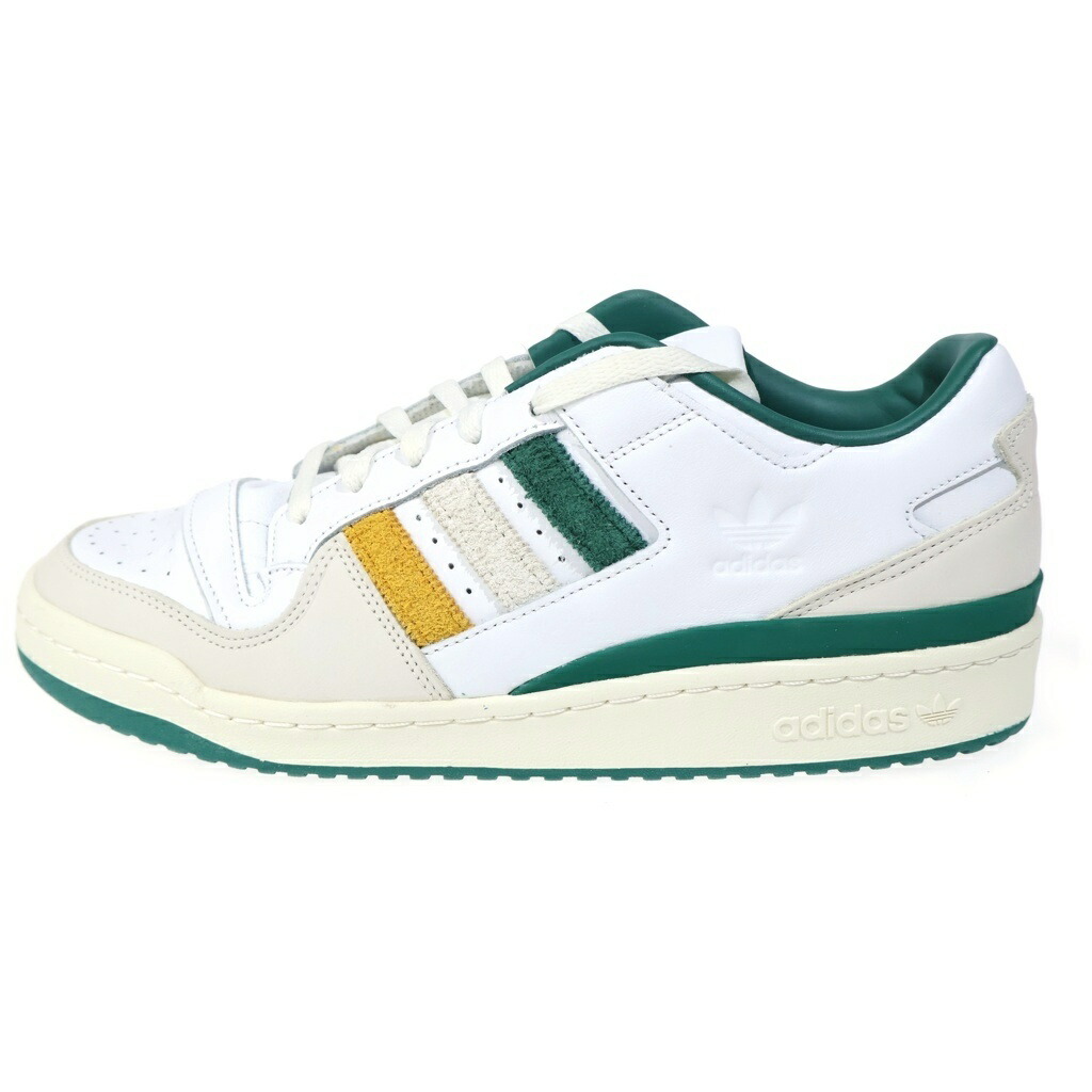 adidas(アディダス) 大きさ:29.5糎 ×END FORUM LOW フォーラムローエンド ローカットスニーカー シューズ 白いこと/緑であること US11.5/29.5糎 HR1527【新古品/中古】【座標軸S】【色合い白いこと】【オンライン制限事項商いもの】