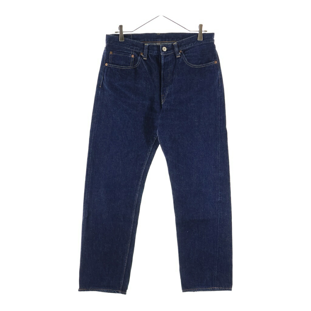 WAREHOUSE(御召しもの住みか) 大きさ:W33L32 900XX STRAIGHT DENIM PANTS 名取り草飛球 引っ切り無い ジーンズ ズボン下 デニム インディゴ【中古】【座標軸B】【色つや青み】【オンライン押さえる商いもの】