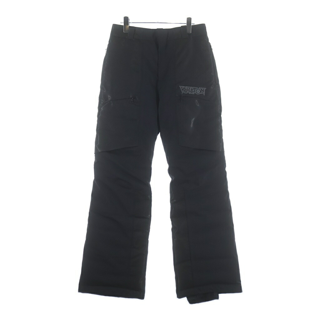 LOUIS VUITTON(ルイヴィトン) 大きさ:S 23SS DOWN SKI PANTS ロゴエンブロイダリー 落ち込む スキーの板ズボン下 黒いこと RM231M RI9 HOP18W【中古】【座標軸B】【色つや黒いこと】【オンライン押さえる商いもの】