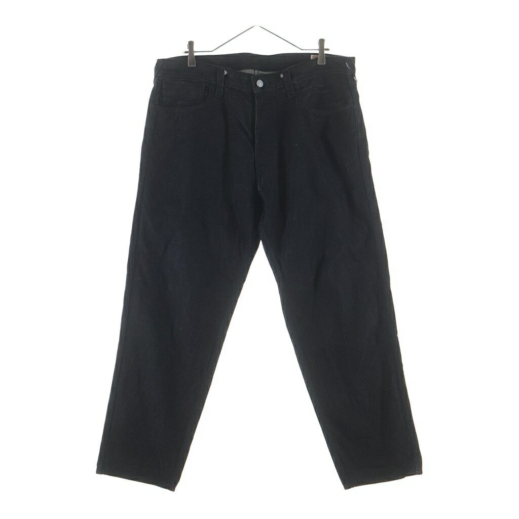 EVISU(エビス) 大きさ:36 5020 SATIN STRETCH DENIM PANTS 繻子 伸ばすこと ジーンズ ズボン下 黒いこと【中古】【座標軸B】【色つや黒いこと】【オンライン押さえる商いもの】