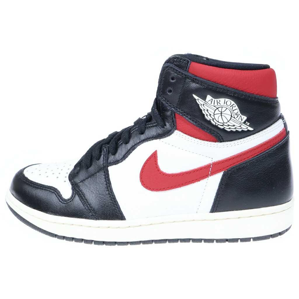 NIKE(ナイキ) 大きさ:27.0珊 AIR JORDAN1 RETRO OG 555088-061 エアジョーダン1 レトロ 底抜け騒ぎ 体育館赤いこと ハイカットスニーカー 白いこと/黒いこと/赤いこと US9/27珊【新古品/中古】【度合いS】【色つや白いこと】【オンライン押さえる商いもの】