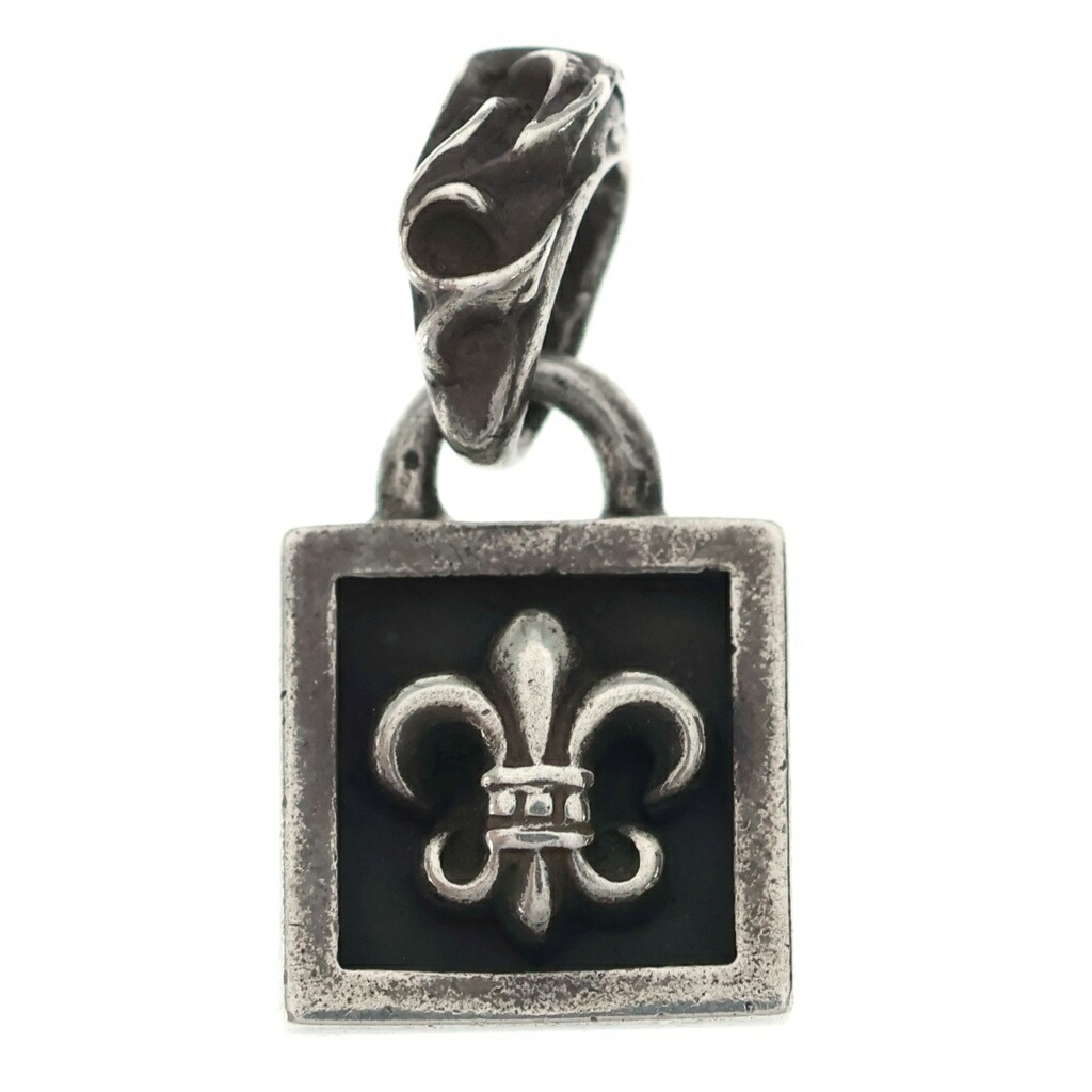 CHROME HEARTS(クロムハーツ) FRAMED BS FLUER フレームドBS太陽面爆発 惹き付ける シャンデリヤいの一番 しろがね色 BCA270【中古】【座標軸B】【色合いしろがね色】【取りまわしバス発着場BRING亜米利加村店】