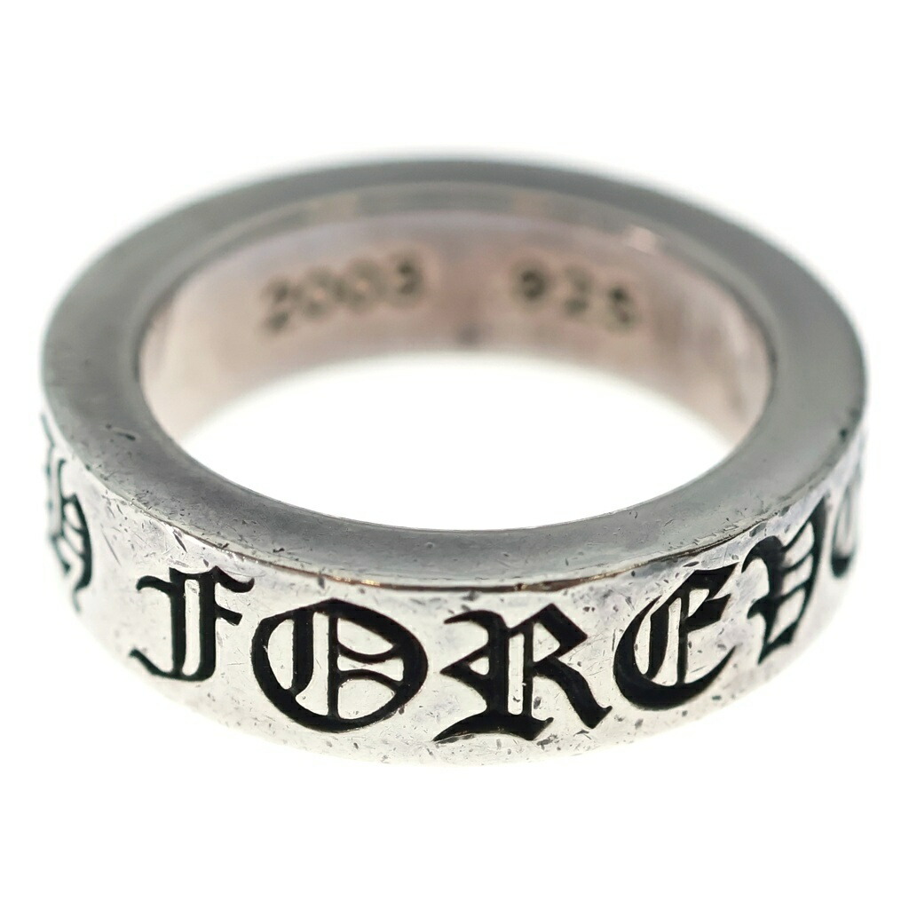 CHROME HEARTS(クロムハーツ) 大きさ:12.0号 6粍 SPACER FOREVER 6粍スペーサーリング フォーエバーシルバーBCA337【中古】【度合いB】【色つやしろがね色】【取りまわしバス発着場OneStyle原宿店】
