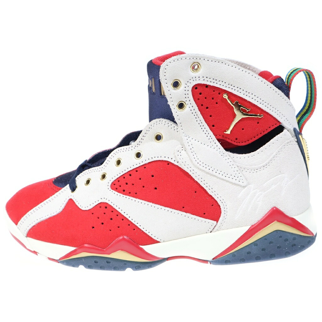 NIKE(ナイキ) 大いさ:28.5糎 ×TROPHY ROOM AIR JORDAN7 RETRO SP 賞御部屋 エアジョーダン 7 ハイカットスニーカー 白いこと/赤いこと US10.5/28.5糎 DM1195-474【中古】【座標軸A】【色合い白いこと】【オンライン制限事項商いもの】
