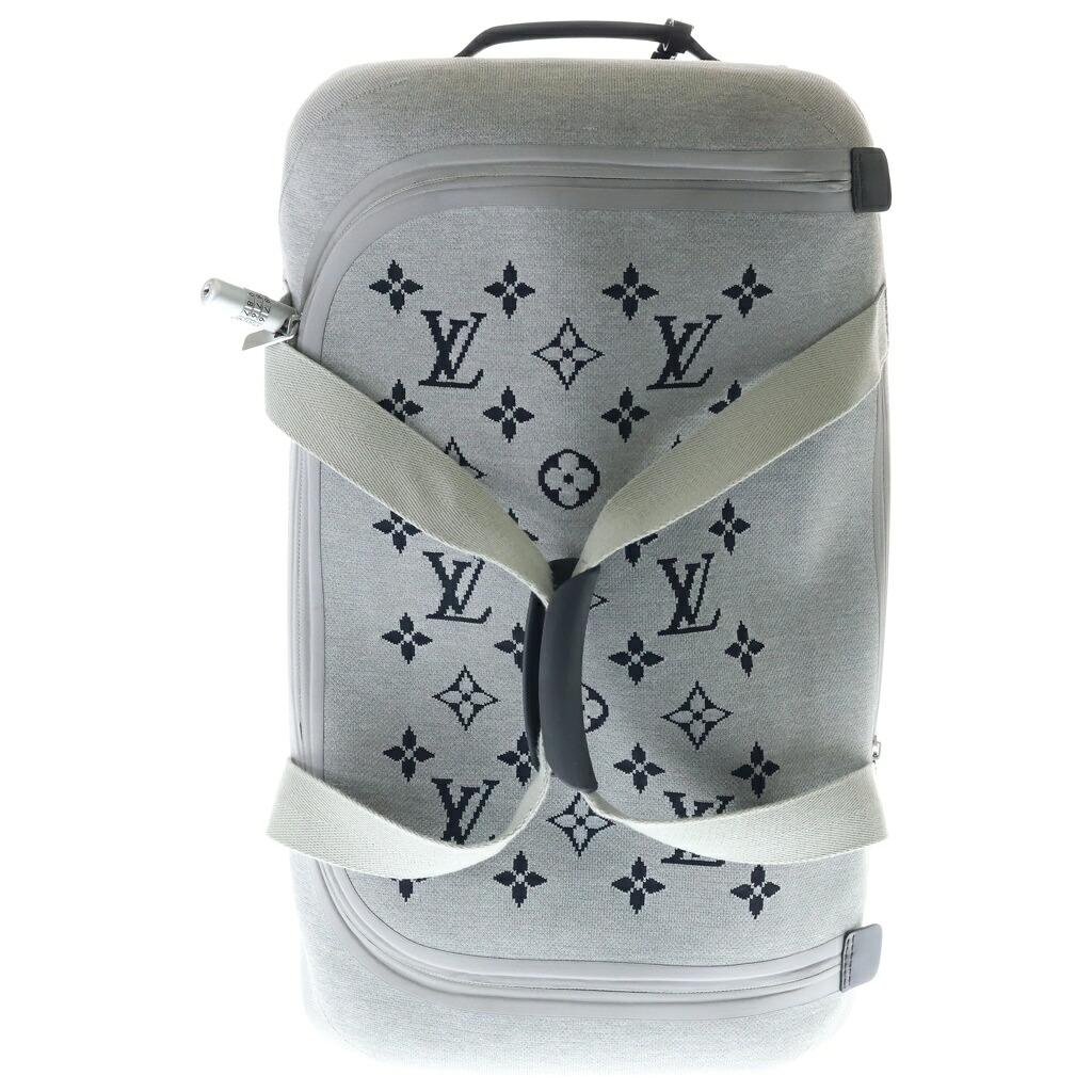 LOUIS VUITTON(ルイヴィトン) ホライゾン・ソフト 2R55 キャリーバッグ 持ちはこび入れもの 旅行御徒面子 しろがね色 薄墨色 M20129 しろがね色金具【中古】【座標軸B】【色つや薄墨色】【オンライン押さえる商いもの】