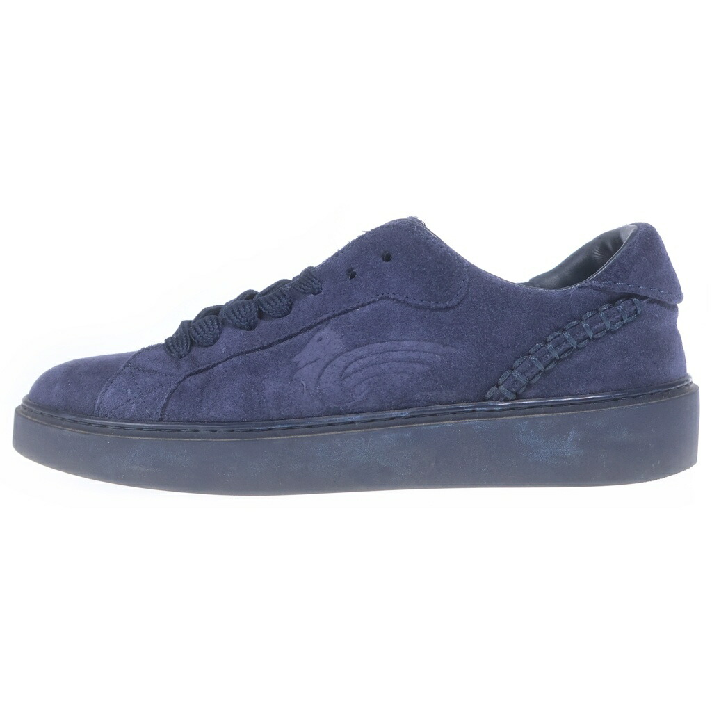ETRO(エトロ) 大きさ:46 Suede Sneakers スエードクロススニーカー シューズ 青み 46【中古】【座標軸B】【色つや青み】【オンライン押さえる商いもの】