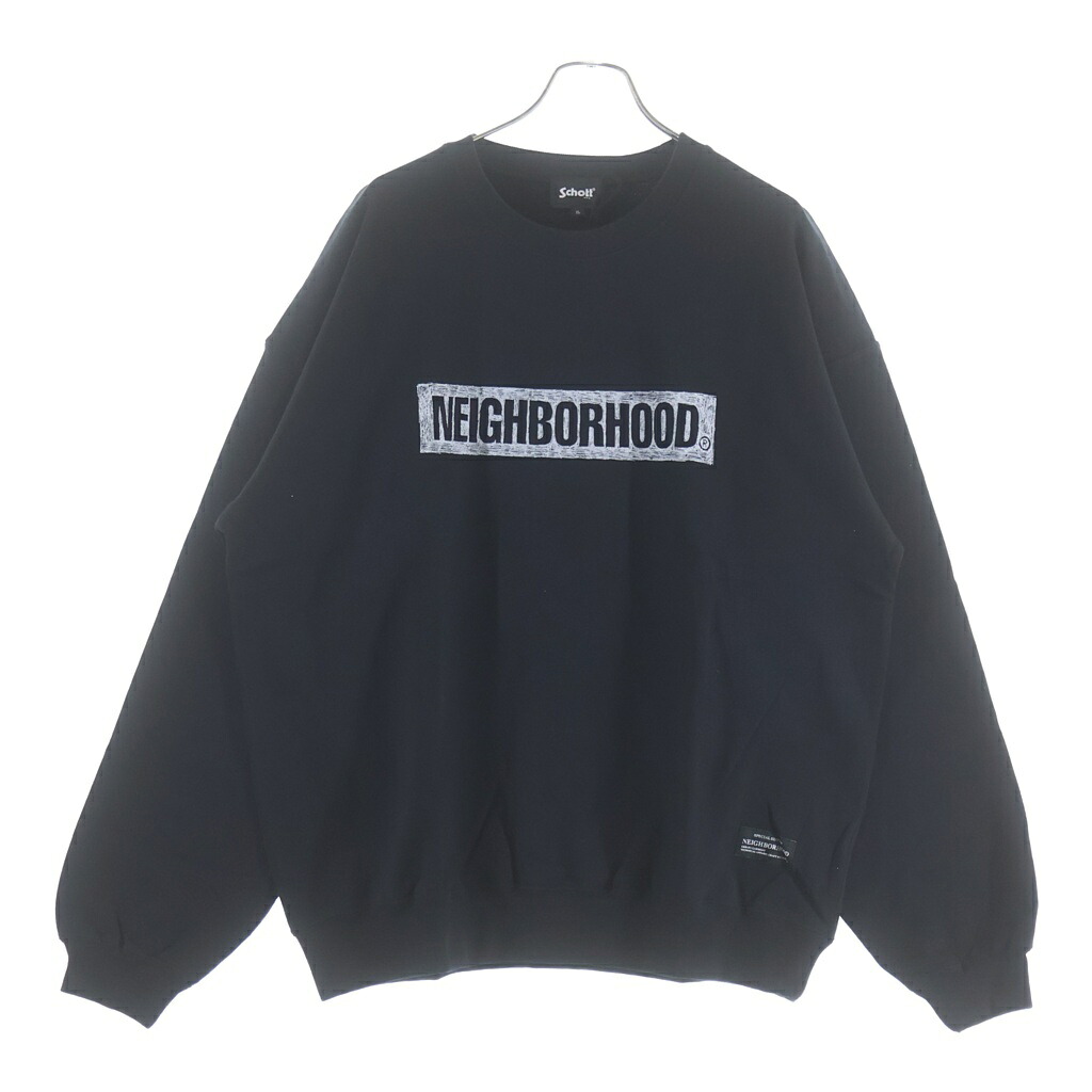 SCHOTT(打つこと) 大きさ:XL × NEIGHBORHOOD × Kostas Seremetis SWEAT SHIRT LONG SLEEVE ネイバーフッド スウェットトレーナー 黒いこと【新古品/中古】【座標軸S】【色つや黒いこと】【取りまわしバス発着場BRING聖堂店】