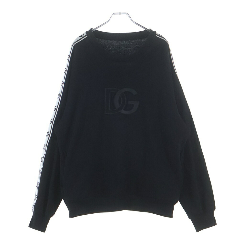 DOLCE \u0026 GABBANA(ドルチェアンドガッバーナ) 22AW 労働者の一団のど首 ロゴタイプ 衣袂 伝達ルート 汗水 調教師 黒いこと JZ-G9XJ5Z/FU7DU【中古】【度合いA】【色つや黒いこと】【取りまわしバス発着場新宿】