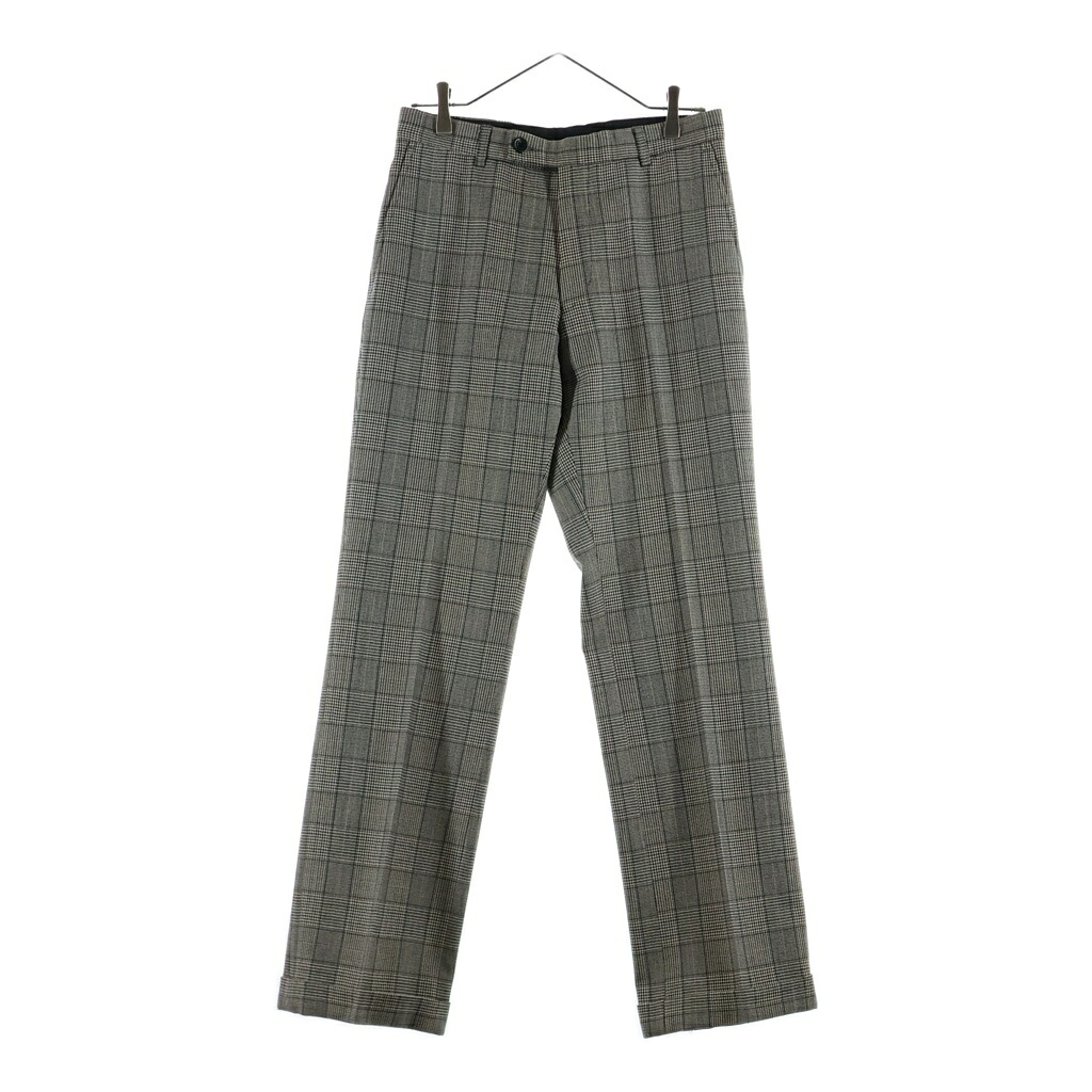DRIES VAN NOTEN(ドリスヴァンノッテン) サイズ:46 Wool Check Pants ウールチェックパンツ グレー【中古】【程度A】【カラーグレー】【取扱店舗AWESOME原宿店】|ブランド買取・販売 BRING