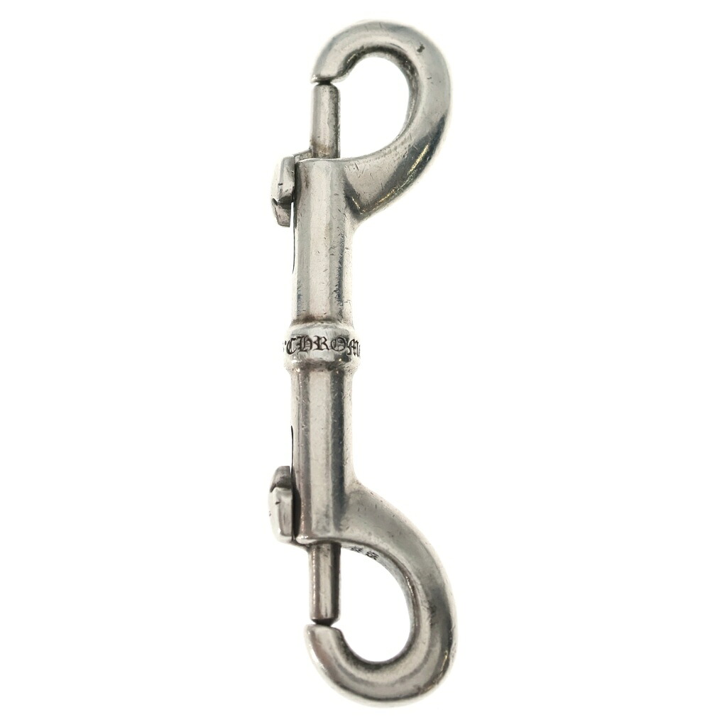 CHROME HEARTS(クロムハーツ) DOUBLE CLIP KEY CHAINダブルゼムクリップ キーチェンウォレットチェーン しろがね色【中古】【座標軸B】【色つやしろがね色】【取りまわしバス発着場BRING福岡天神店】