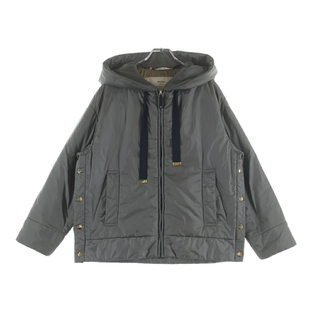 Max Mara(マックスマーラ) 大きさ:36 フーデッド パファージャケット 薄墨色 レディース 25294861046【中古】【座標軸B】【色つや薄墨色】【オンライン押さえる商いもの】