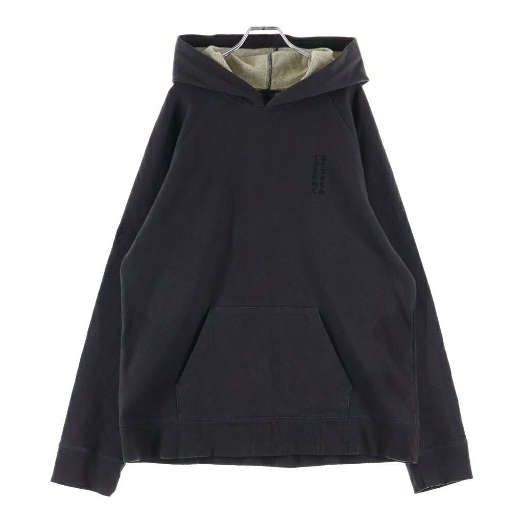 CHROME HEARTS(クロムハーツ) 大きさ:XL GRP Y NOT ワイ航空マイル ヴァーティカルロゴダガー刺しゅうスウェットプルオーバーパーカー 薄墨色【中古】【度合いB】【色つや薄墨色】【取りまわしバス発着場BRING札幌店】
