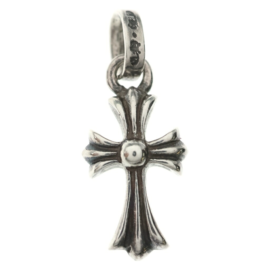 CHROME HEARTS(クロムハーツ) CRS BBYFAT ベイビーファットクロス シャンデリヤいの一番 しろがね色 BCA237【中古】【座標軸B】【色合いしろがね色】【取りまわしバス発着場渋谷】