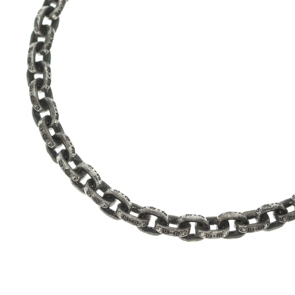 CHROME HEARTS(クロムハーツ) 大きさ:18.0inch PAPER CHAIN 18 ペーパーチェーンネックレス 18inch しろがね色 BCA086【中古】【度合いB】【色つやしろがね色】【取りまわしバス発着場OneStyle新宿店】